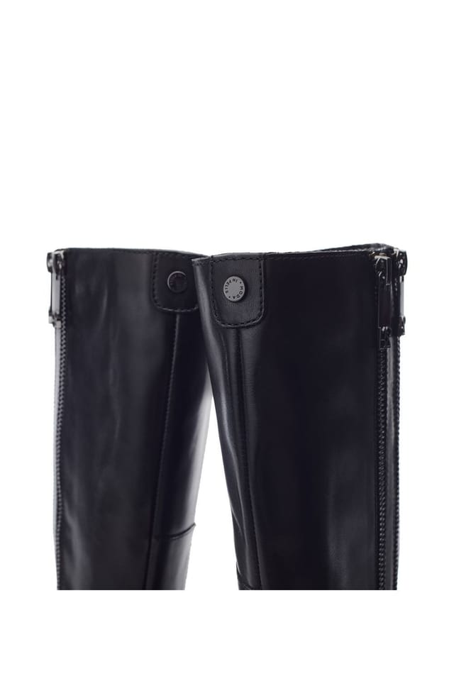 Moda In Pelle Moda In Pelle Women's 'Camilio' Leather Biker Boots in Black - 3