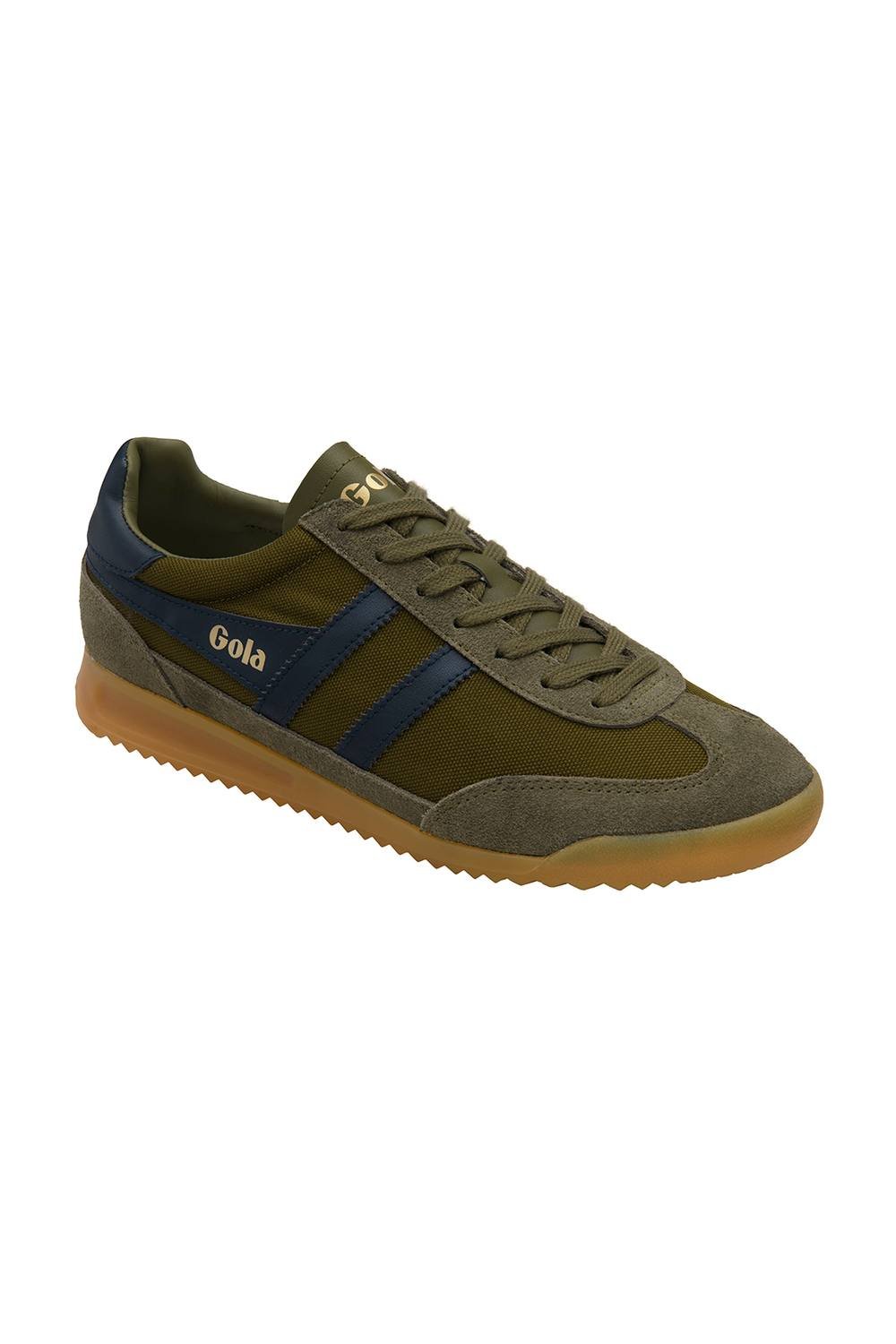 Gola Classics Gola Classics Men's 'Tornado' Nylon Lace-Up Trainers in Khaki - 2