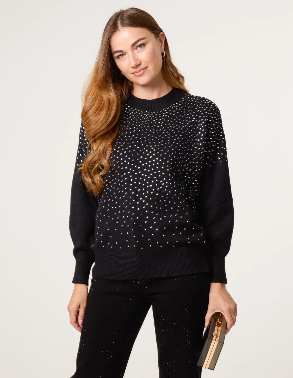 Blue Vanilla Diamante Jumper