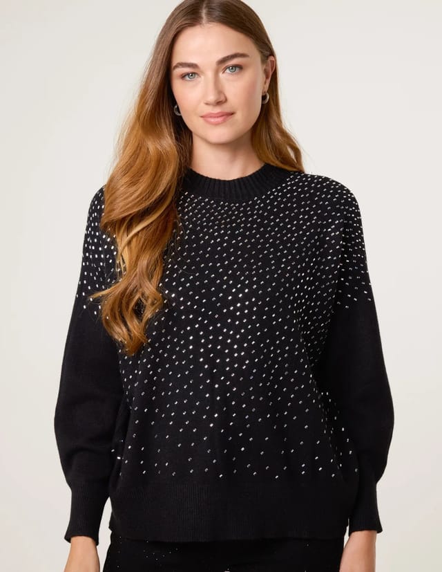 Blue Vanilla Diamante Jumper - 3