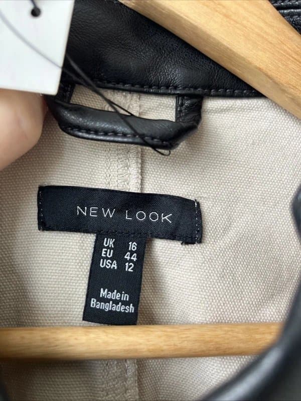 New Look New look - denim jacket - size 16 - beige