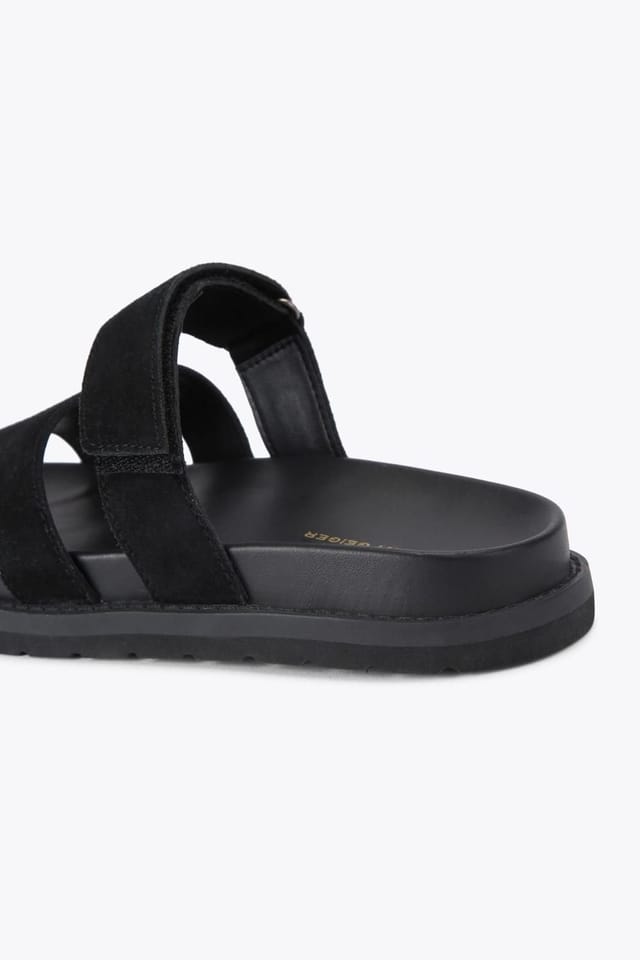 KG Kurt Geiger KG Kurt Geiger Men's 'Palermo' Suede Sandals in Black - 3
