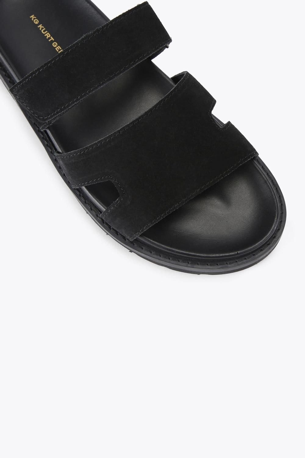 KG Kurt Geiger KG Kurt Geiger Men's 'Palermo' Suede Sandals in Black - 4