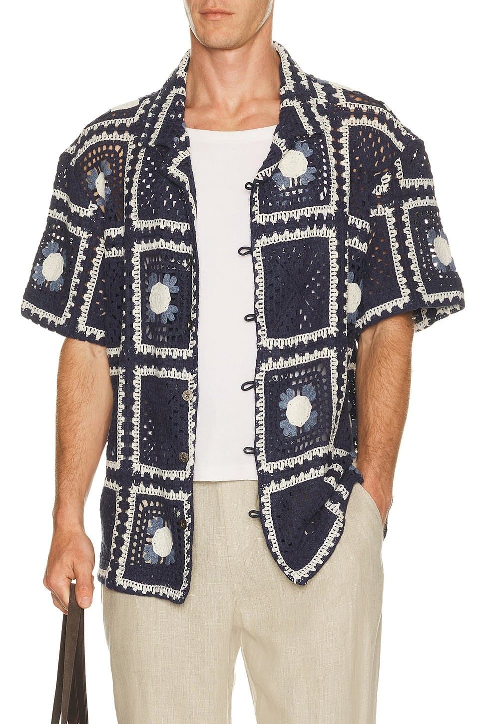 revolve Tejer Crochet Shirt