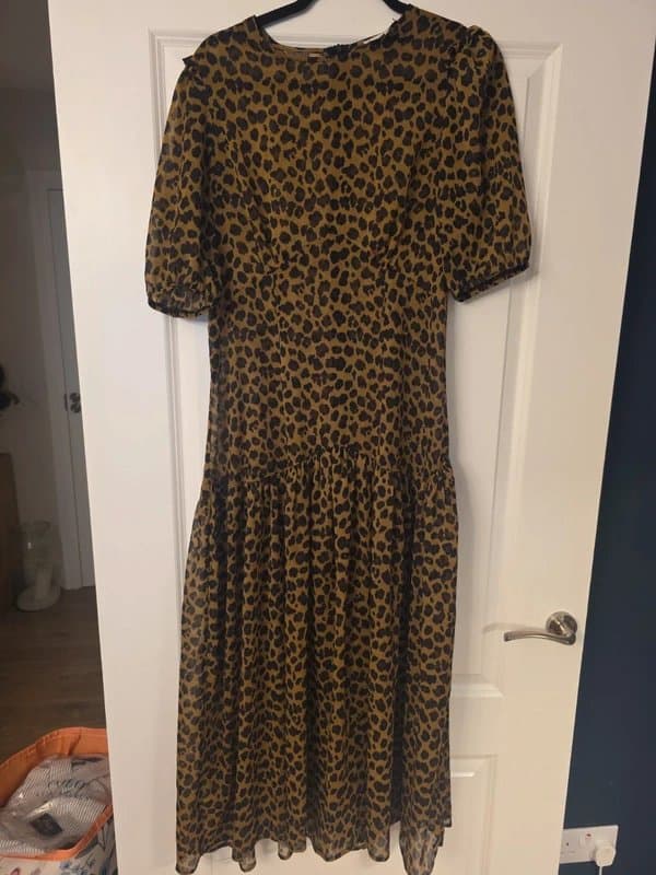 Never Fully Dressed Never Fully Dressed leopard print dress UK 12