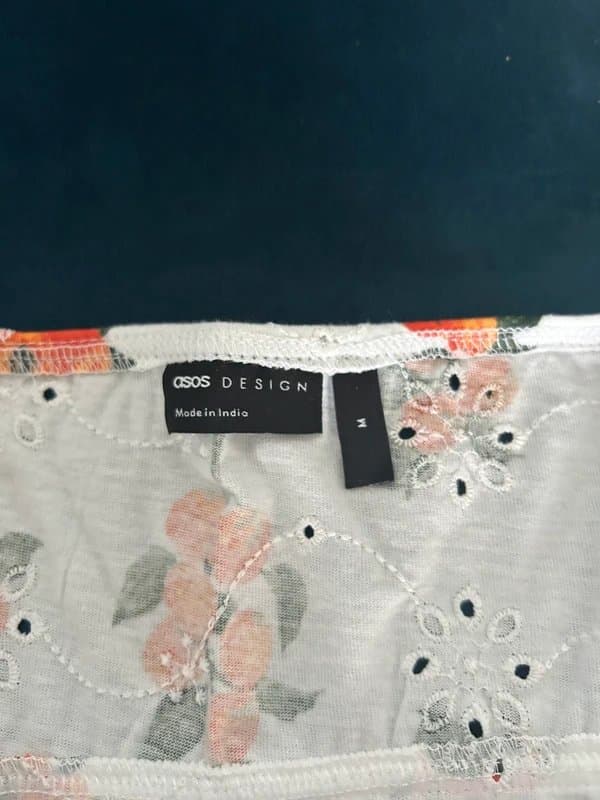 ASOS ASOS strapless summer top size M