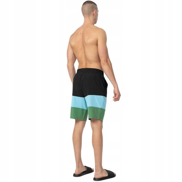 4F 4F Men's SS23UBDSM024 Swim Shorts in Black - 2