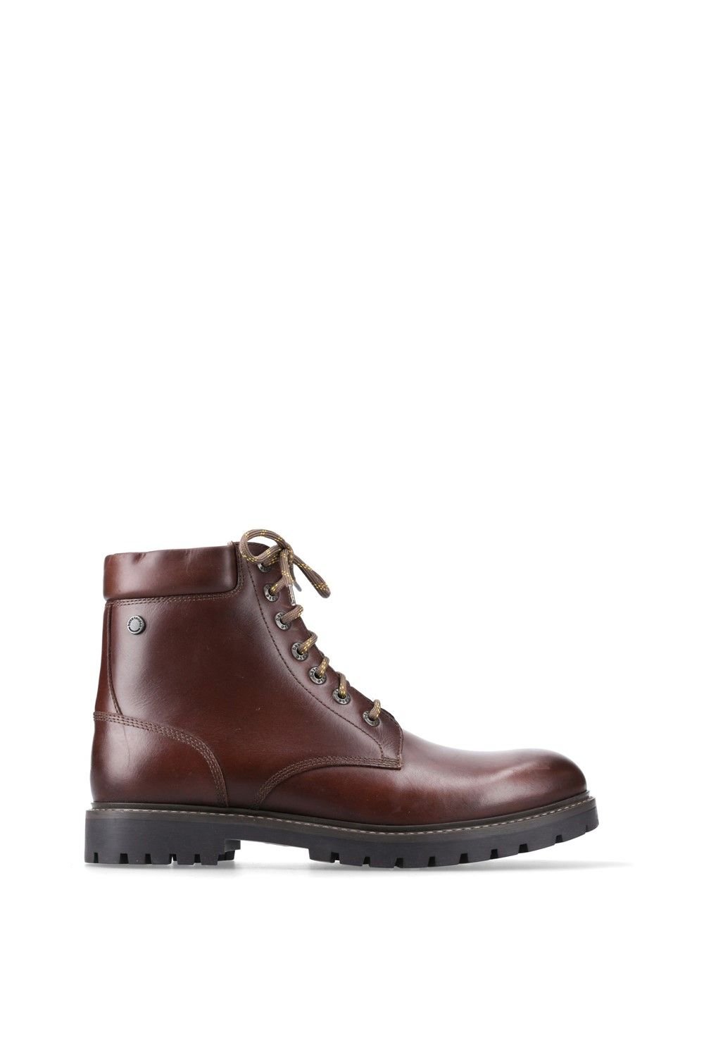 Base London Base London Men's Nickel 7 Eyelet Boot in Brown - 1