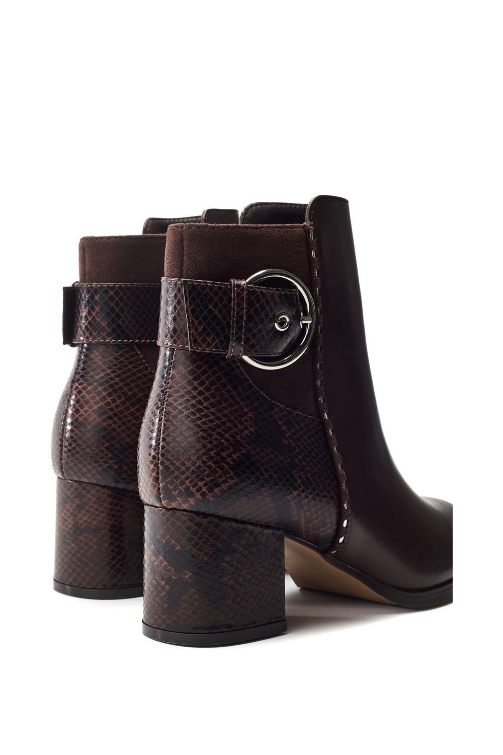 Moda In Pelle Moda In Pelle Women's 'Panay' Porvair Ankle Boots in Dark Brown - 4