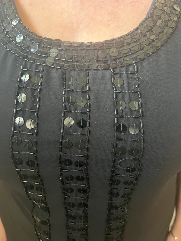 Peacocks Black sequin dress - 1