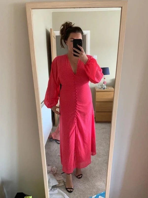 ASOS Design Pink midi dress - 1
