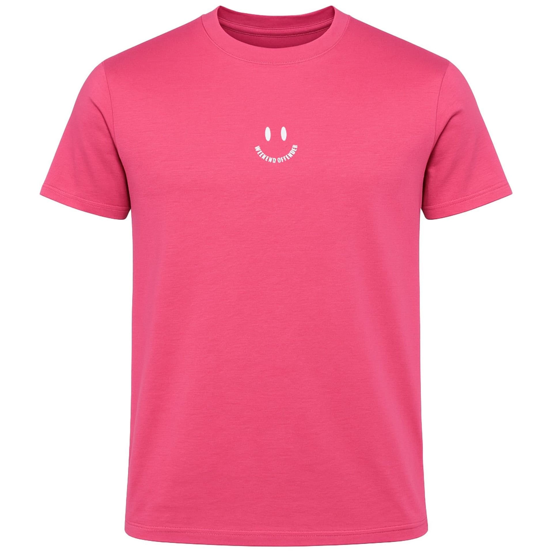 Weekend Offender Weekend Offender Men's Smile Pink T-Shirt