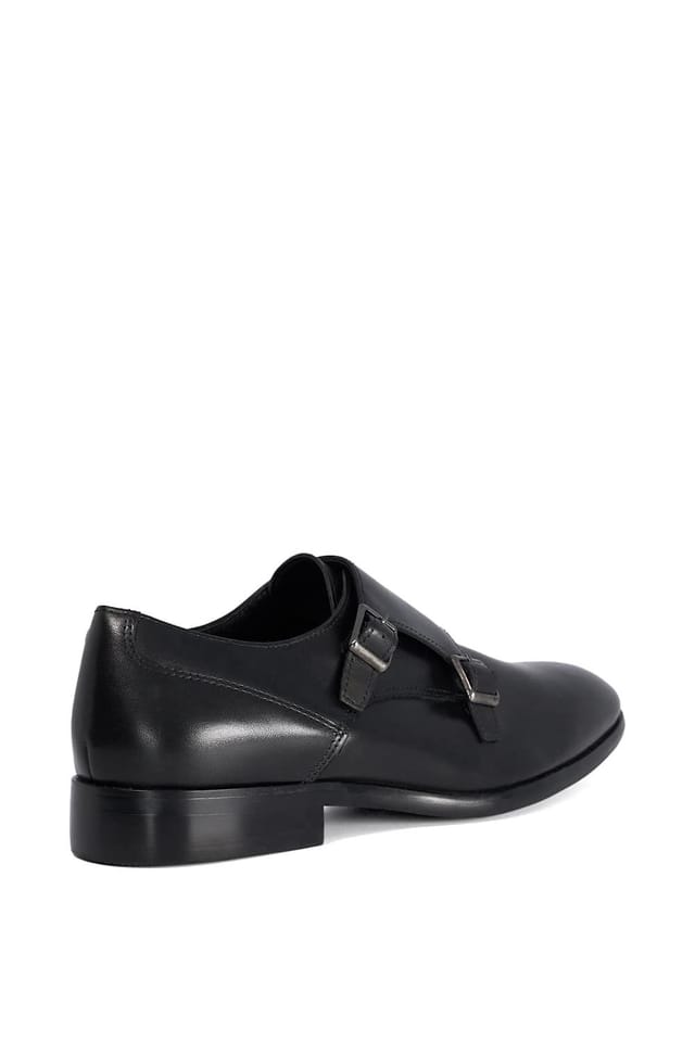 Dune London Dune London Men's 'Sandwell' Leather Monk Straps in Black - 3