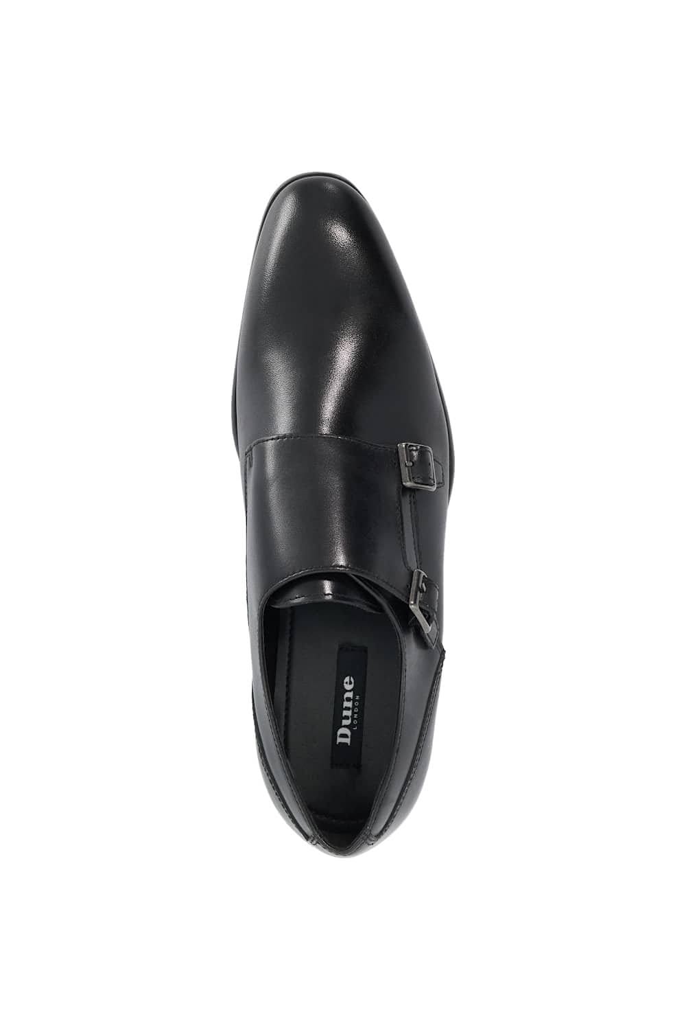 Dune London Dune London Men's 'Sandwell' Leather Monk Straps in Black - 4