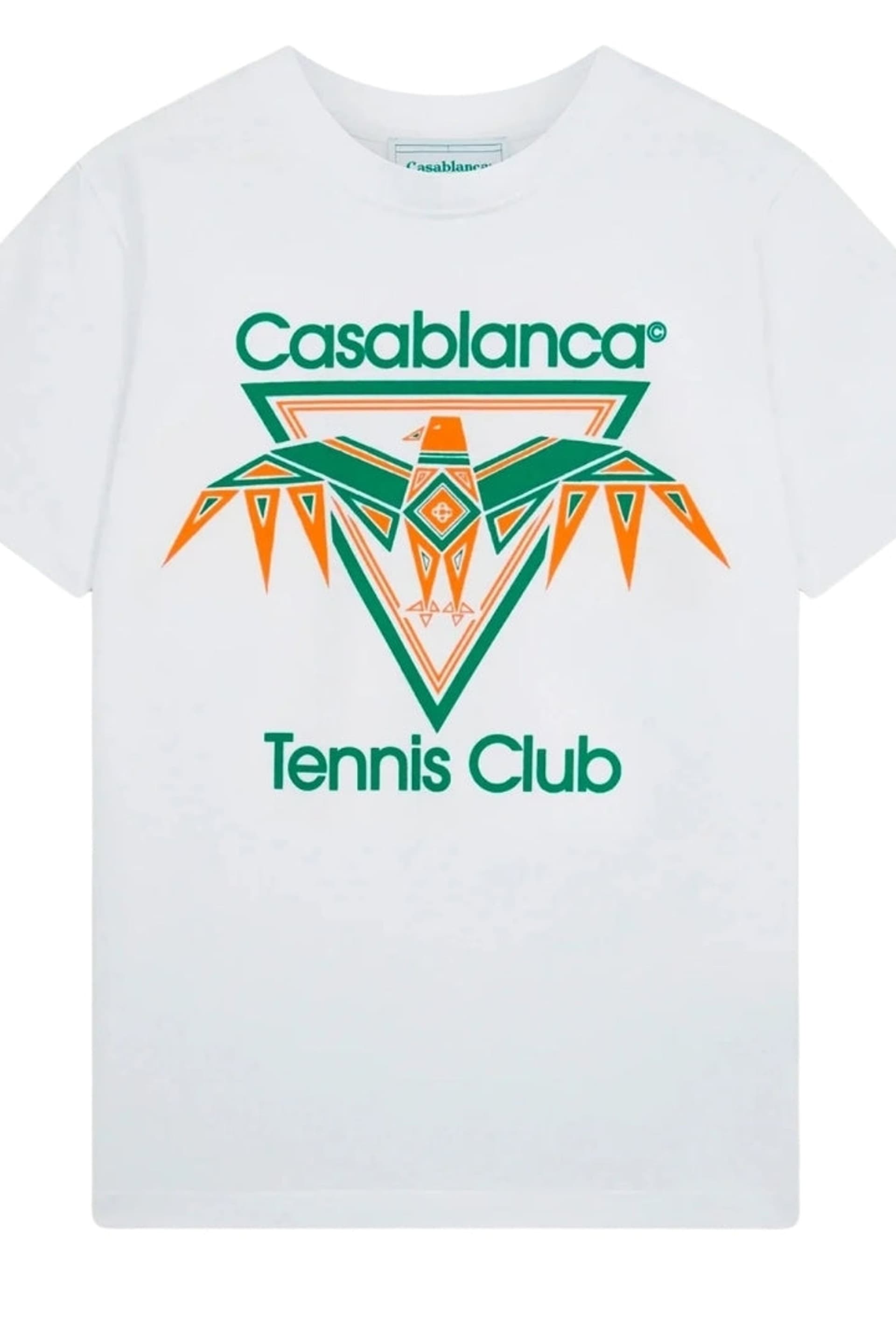 Casablanca Casablanca Men's Short Sleeve Round T-shirt in White