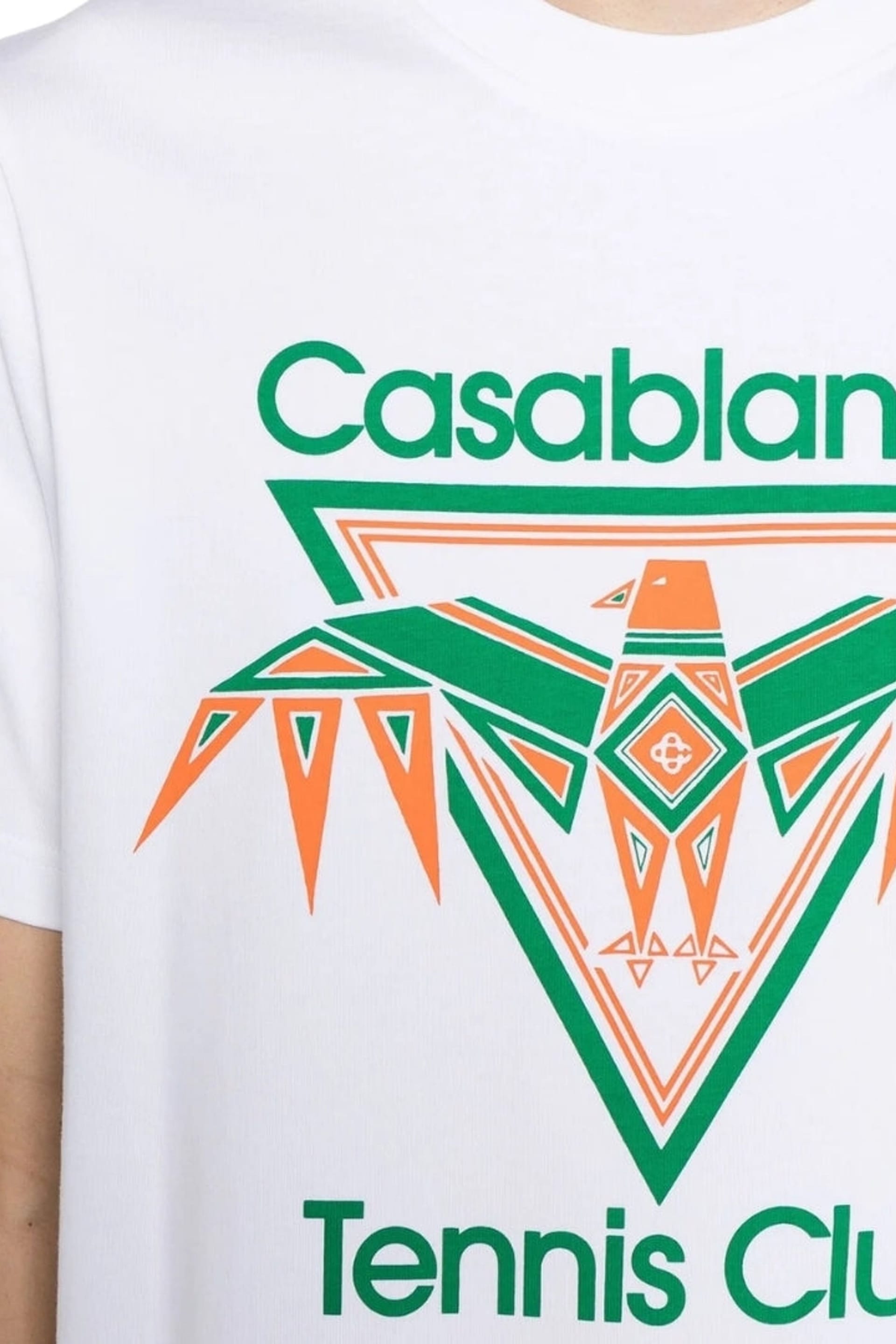Casablanca Casablanca Men's Short Sleeve Round T-shirt in White - 4
