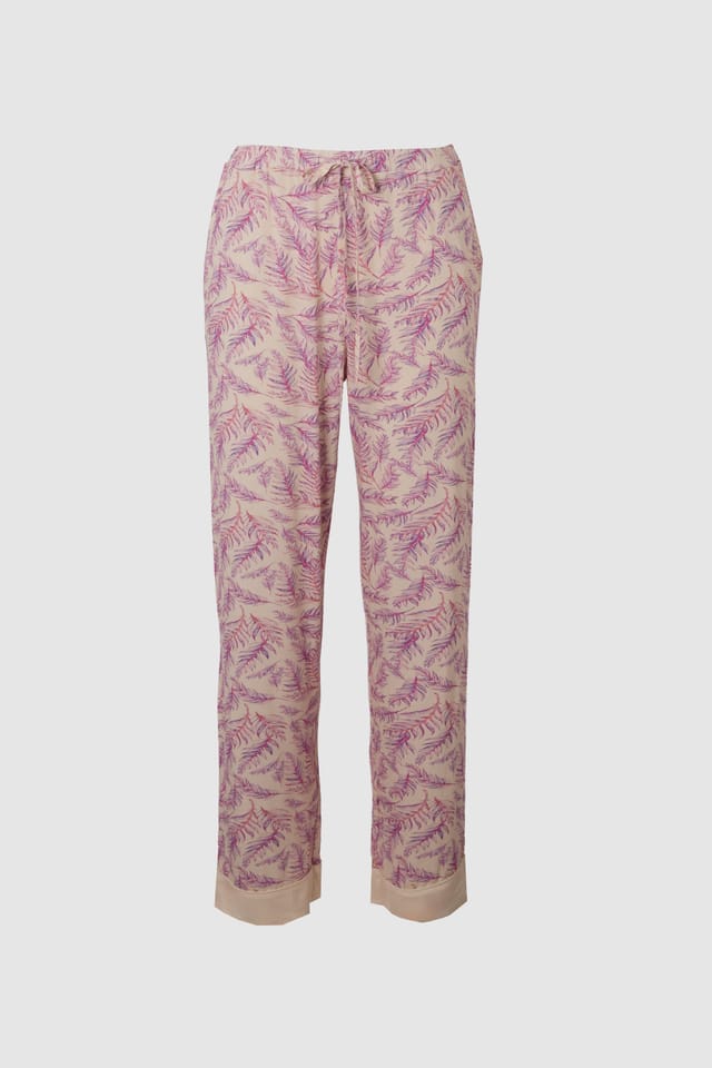 Ted Baker Ted Baker Women's Traditional Jersey Pj Set Butter Cream in Light Pink - 2