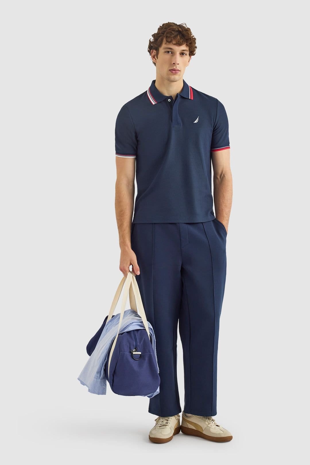 Nautica Nautica Men's Atabay Polo Shirt in Dark Navy - 3