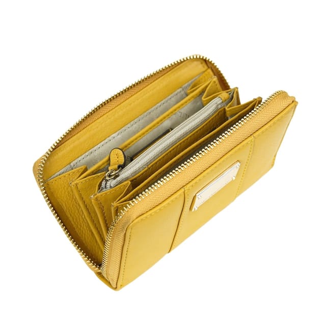 Paul Costelloe Paul Costelloe Women's Dione Leather Purse in Yellow - 3