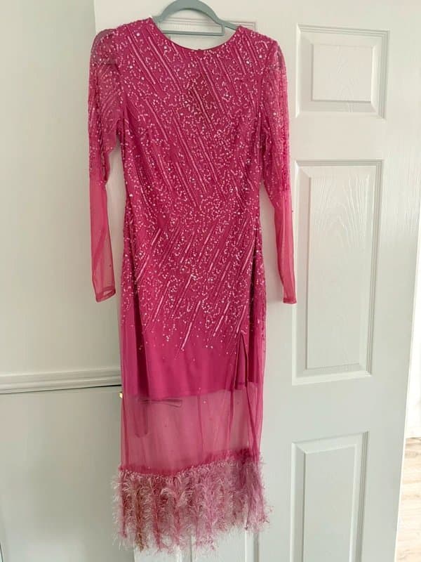 ASOS Pink sequin dress