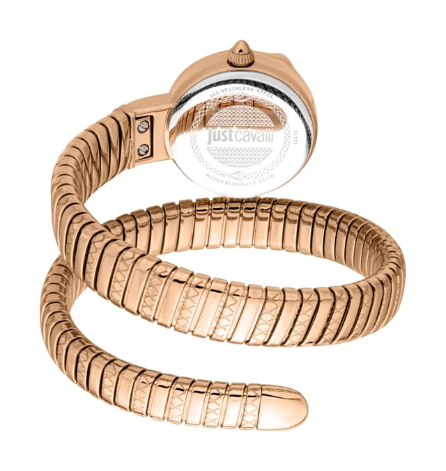 Just Cavalli Just Cavalli Women's JC1L301M0045 Cerchio Snake Analog Watch for Women in Rose Gold - 2