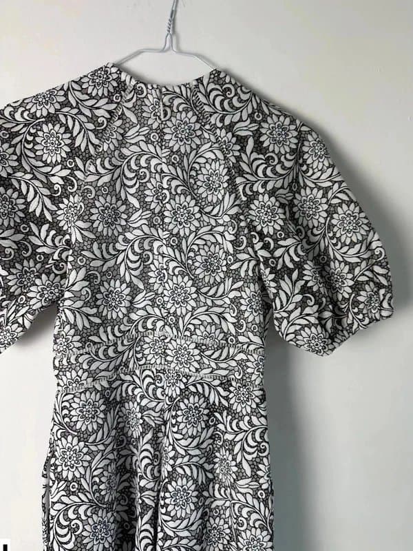 Ted Baker Ted baker 6 new dress luxury lace black ivory anglaise bnwt boho folk empire