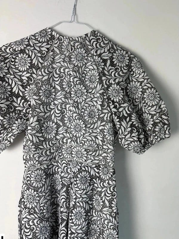 Ted Baker Black and White Lace Empire Dress