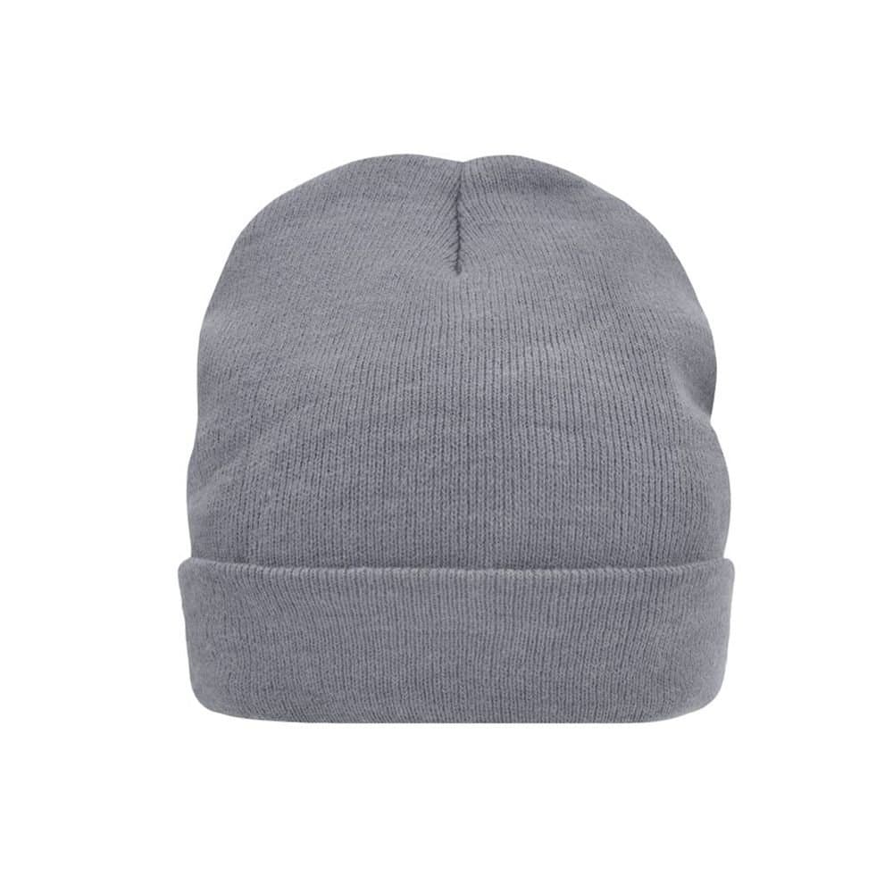Myrtle Beach Myrtle Beach Men's Thinsulate Knitted Beanie in Light Grey
