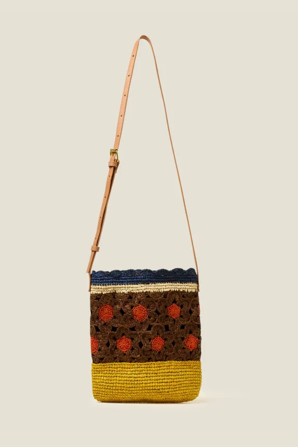 Orla Kiely Orla Kiely Women's Camino Sling - Block Flower Cocoa in Brown - 2