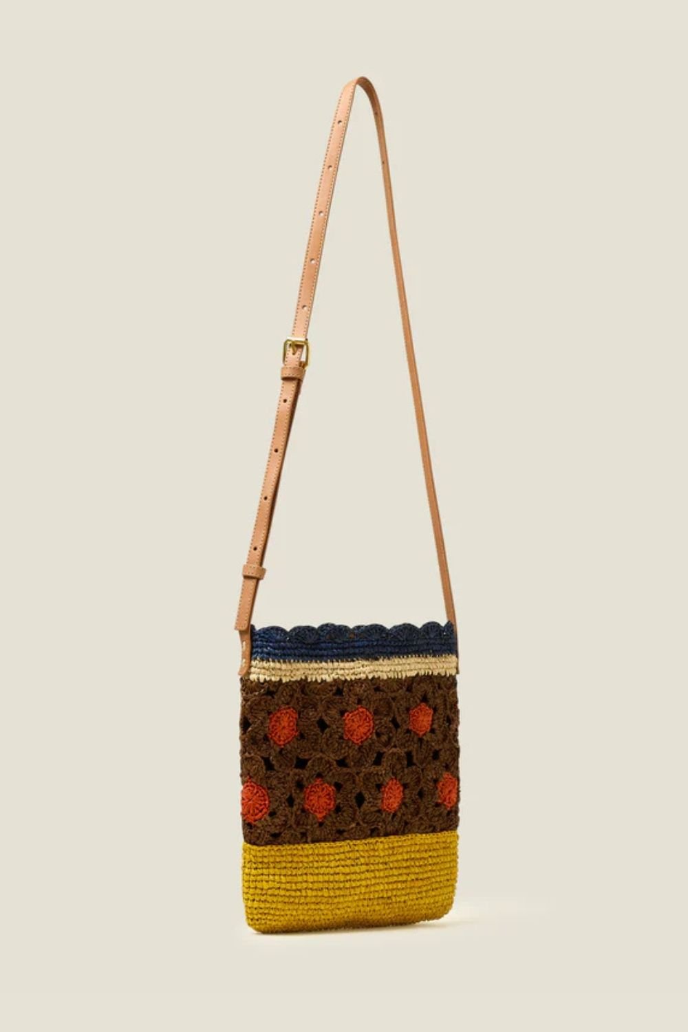 Orla Kiely Orla Kiely Women's Camino Sling - Block Flower Cocoa in Brown - 4