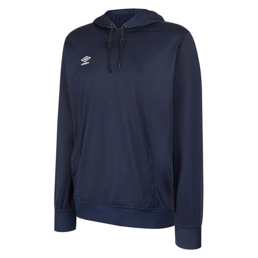 Umbro Umbro Men's Club Essential Polyester Hoodie in Dark Navy