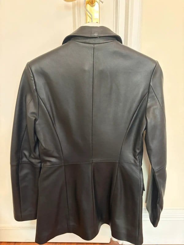 ASOS Black Leather Blazer