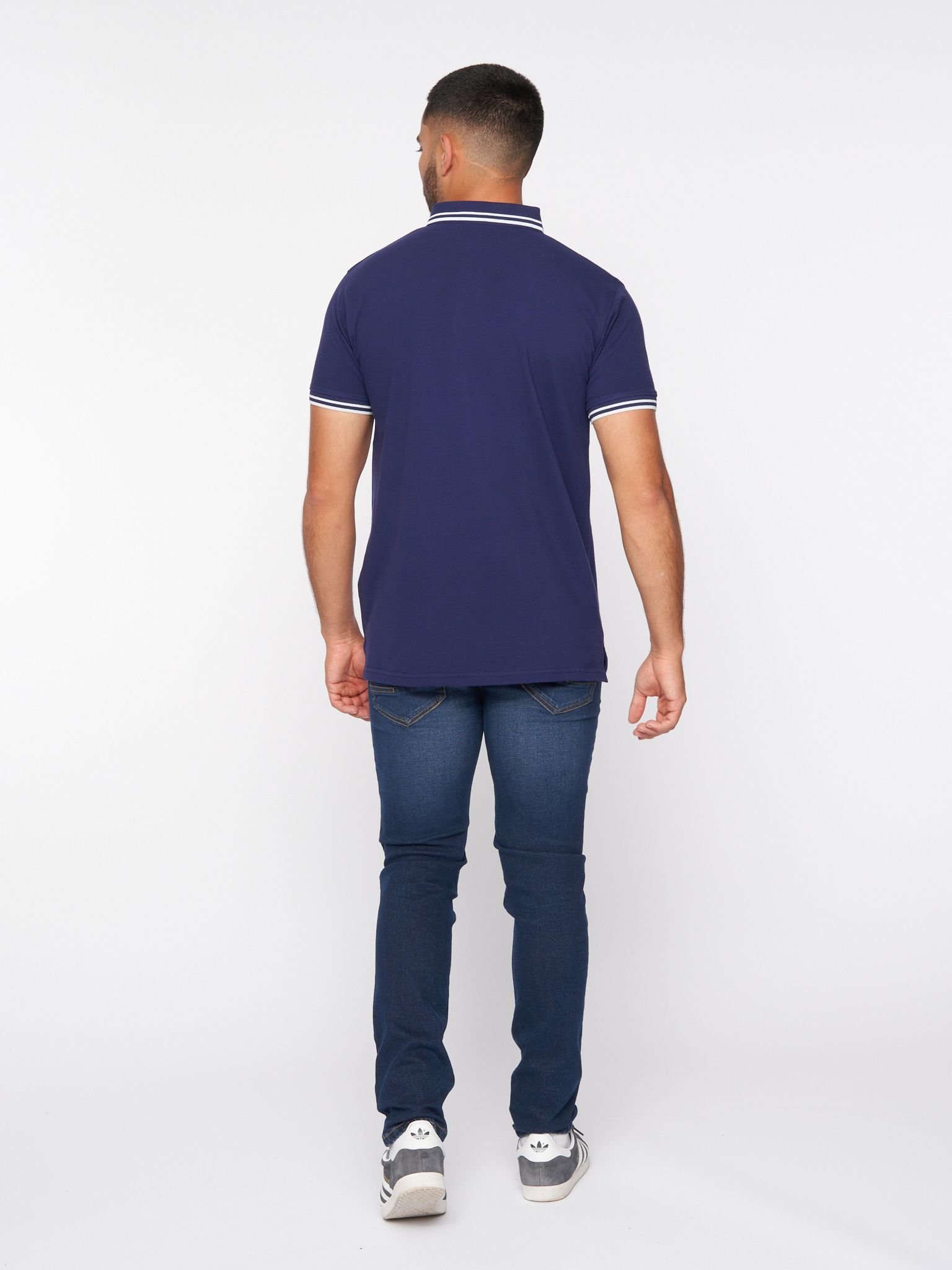 One True Saxon One True Saxon Men's Dexon Polo in Navy - 4
