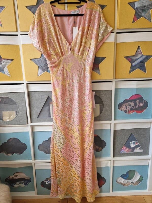 Never Fully Dressed Never fully dressed women's Pink Pastel Boho Elodie Dress size 12 BNWT
