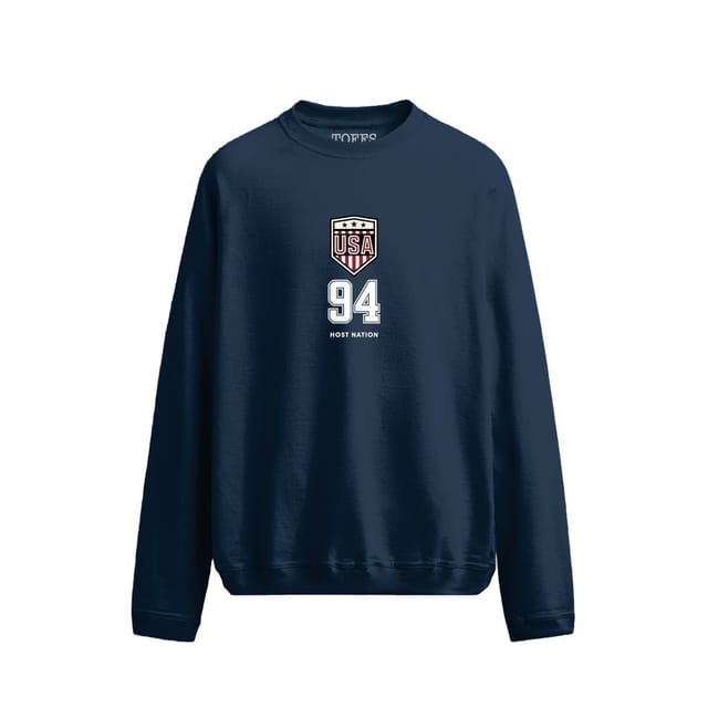 Toffs Football Toffs Football Men's USA 1994 Football Heritage Sweatshirt - Navy - 2