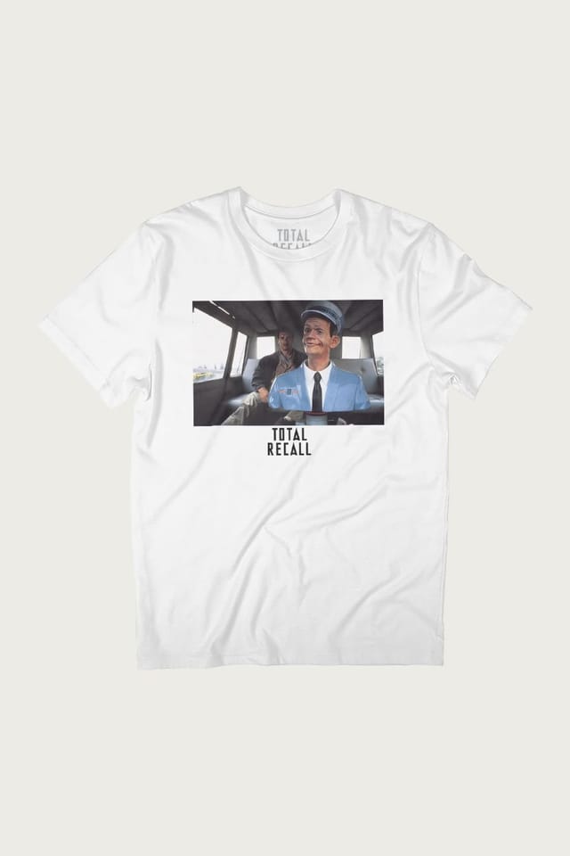 Total Recall Total Recall Men's Johnny Cab T-Shirt in White - 2