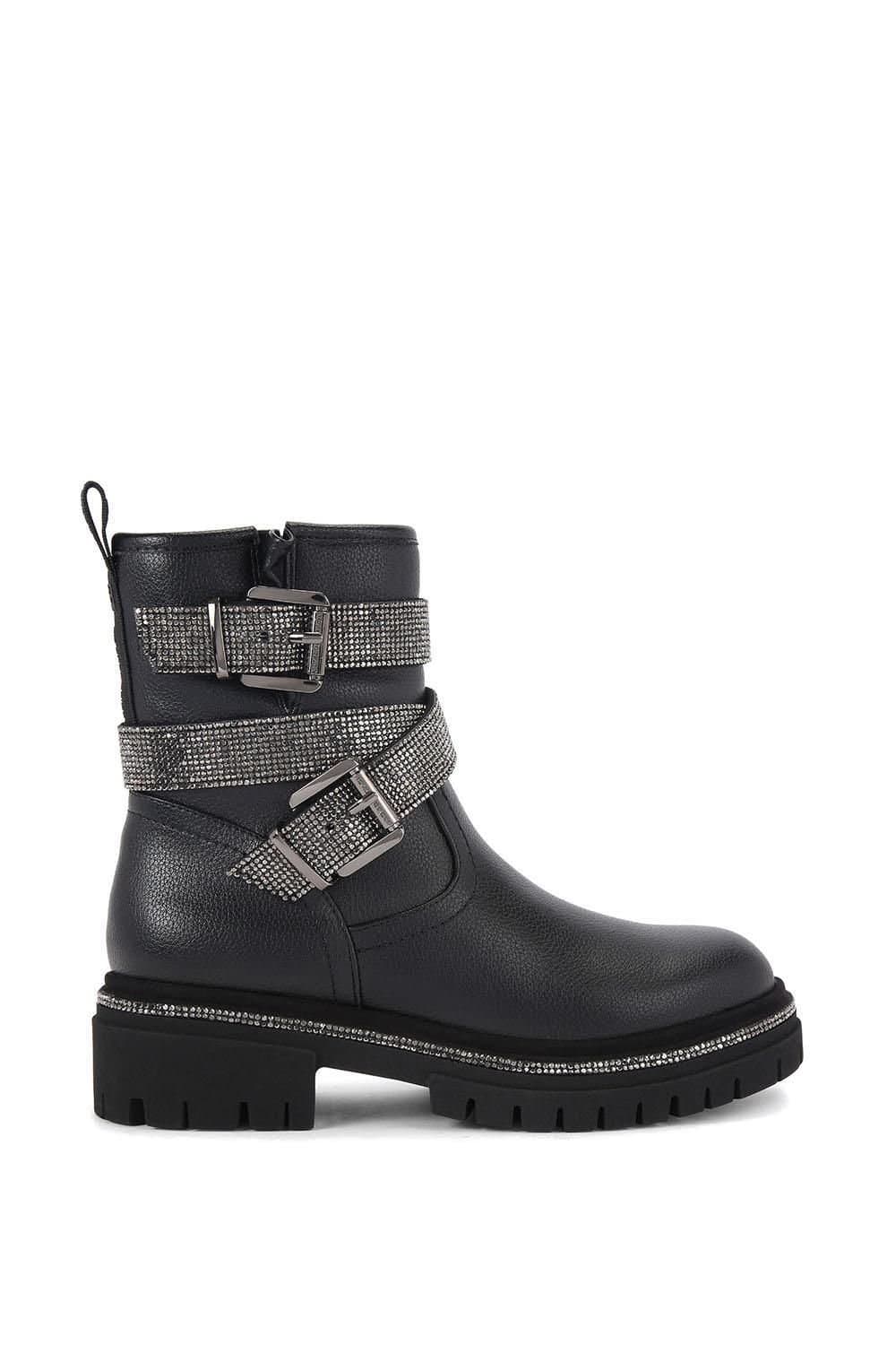 KG Kurt Geiger KG Kurt Geiger Women's 'Tiff Biker' Boots in Black