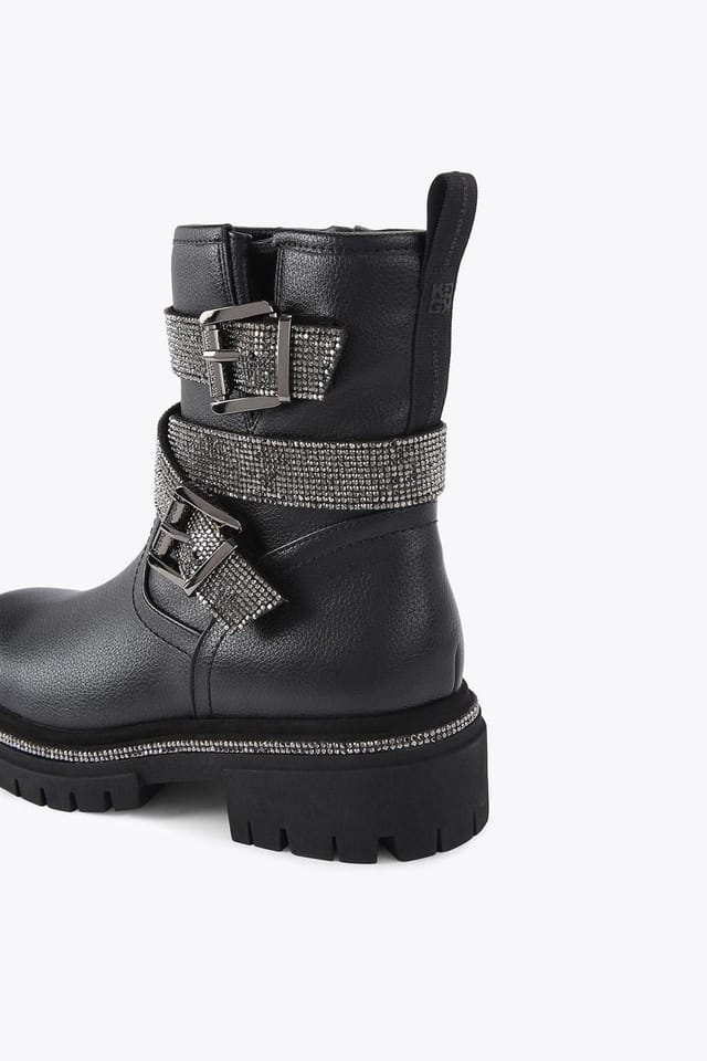 KG Kurt Geiger KG Kurt Geiger Women's 'Tiff Biker' Boots in Black - 3