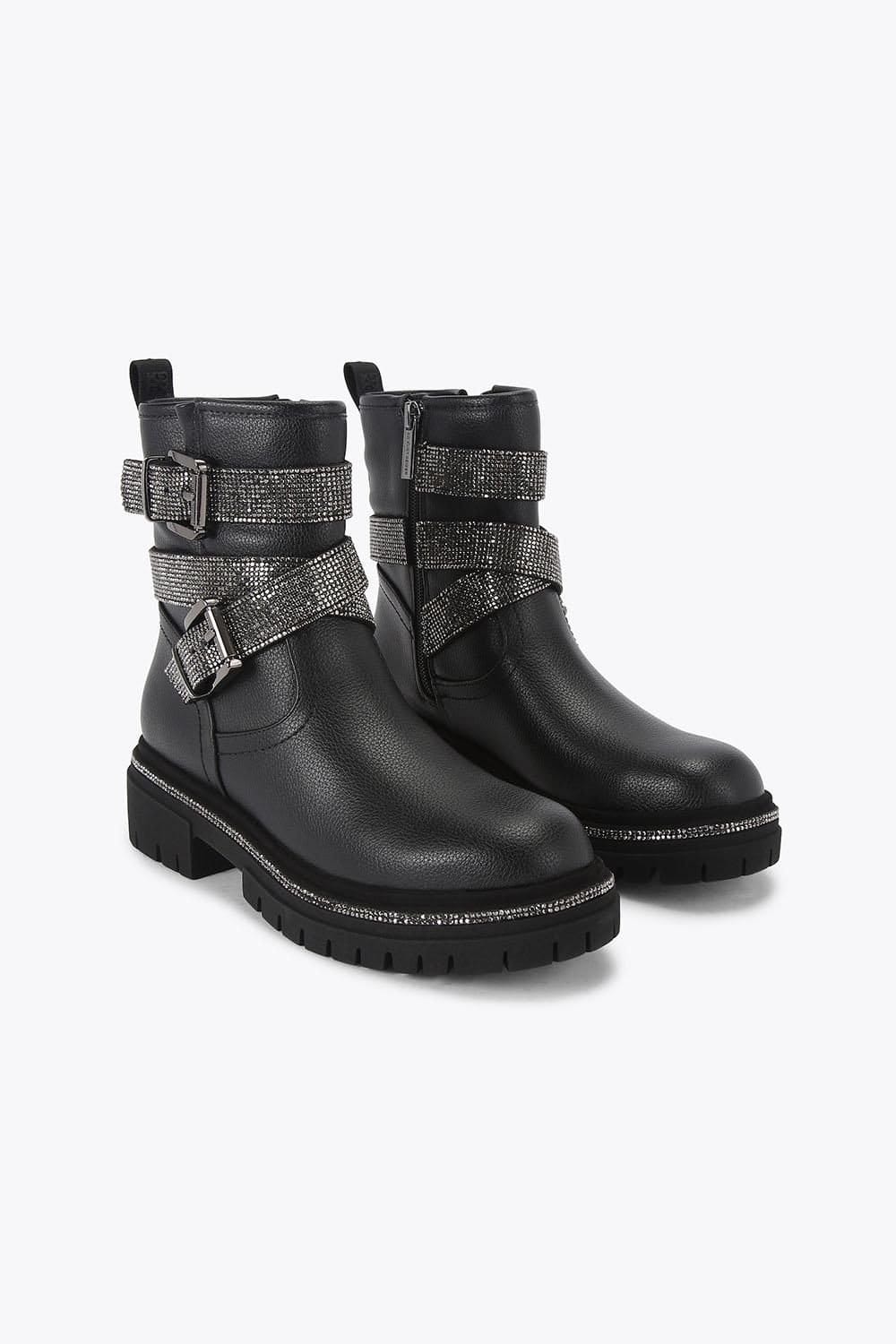 KG Kurt Geiger KG Kurt Geiger Women's 'Tiff Biker' Boots in Black - 4