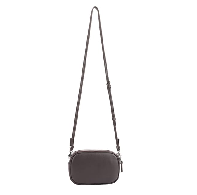 Paul Costelloe Paul Costelloe Women's Baldo Leather Crossbody Bag in Dark Brown - 3