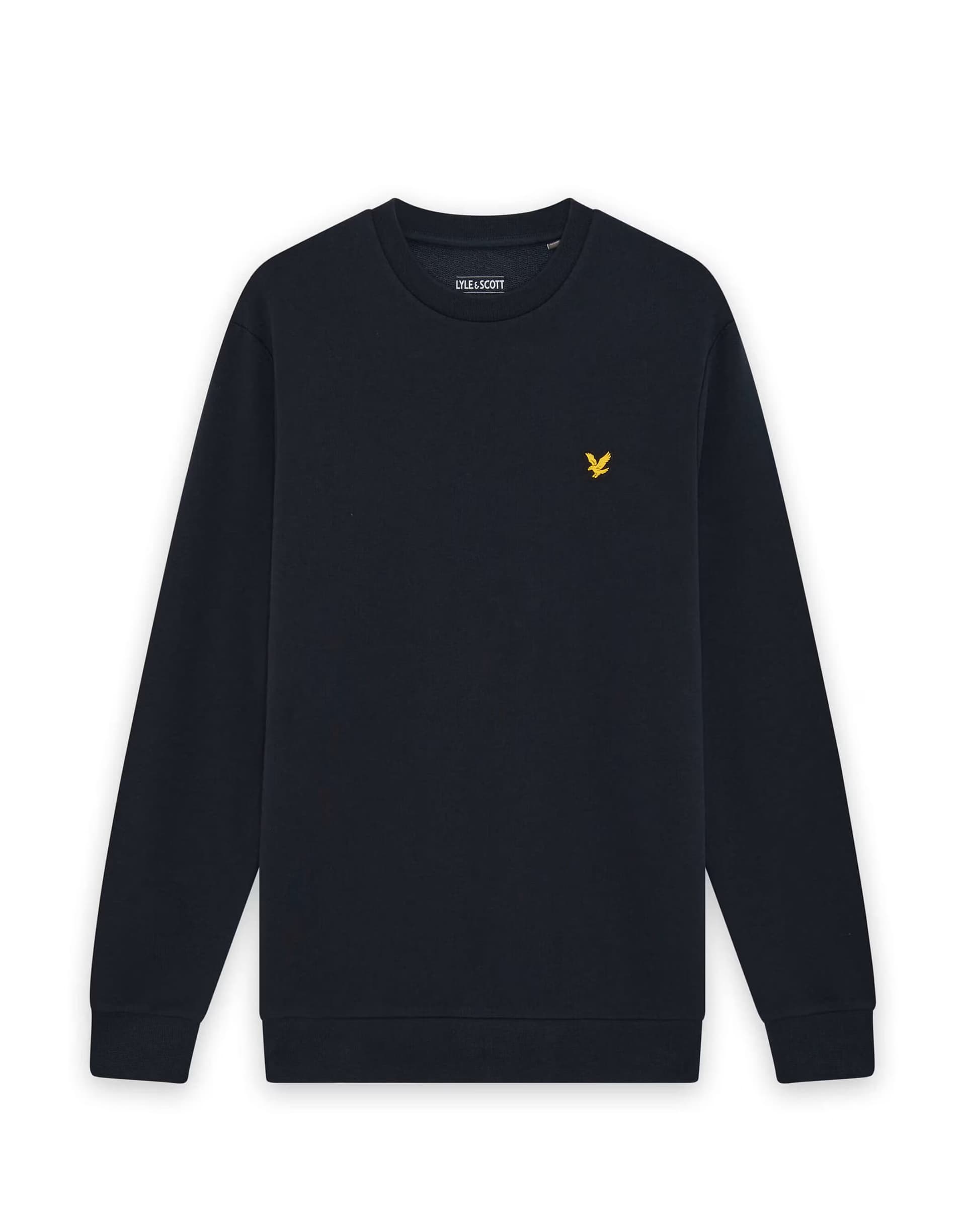 ASOS Lyle & Scott Mid layers sports loopback crew neck in z271 dark navy