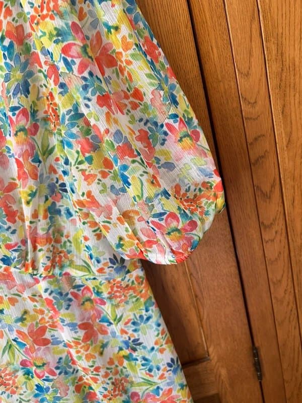 Never Fully Dressed NWOT Never Fully Dressed Floral Puff Sleeve Midi Dress UK 10 Wedding Guest