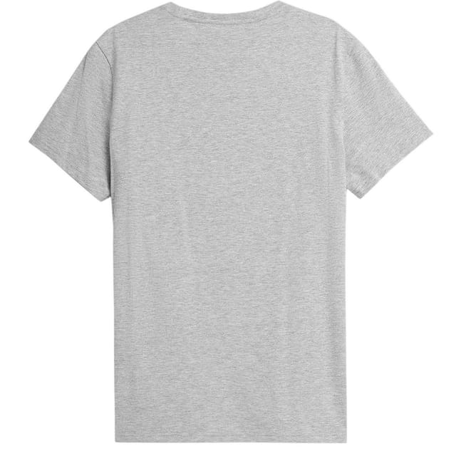 4F 4F Men's H4Z22-TSM352 23M Plain Regular T-Shirt in Grey - 2