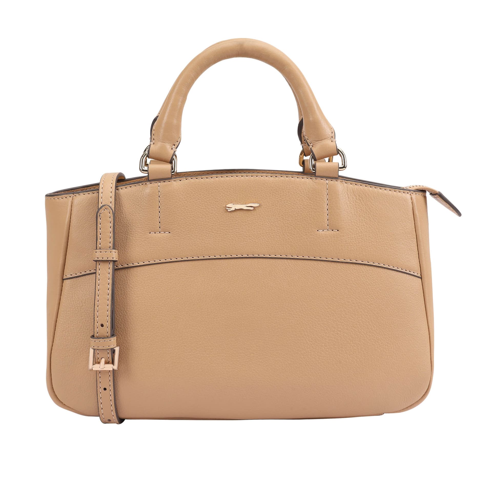 Paul Costelloe Paul Costelloe Women's Volta Leather Multi Way Bag in Tan