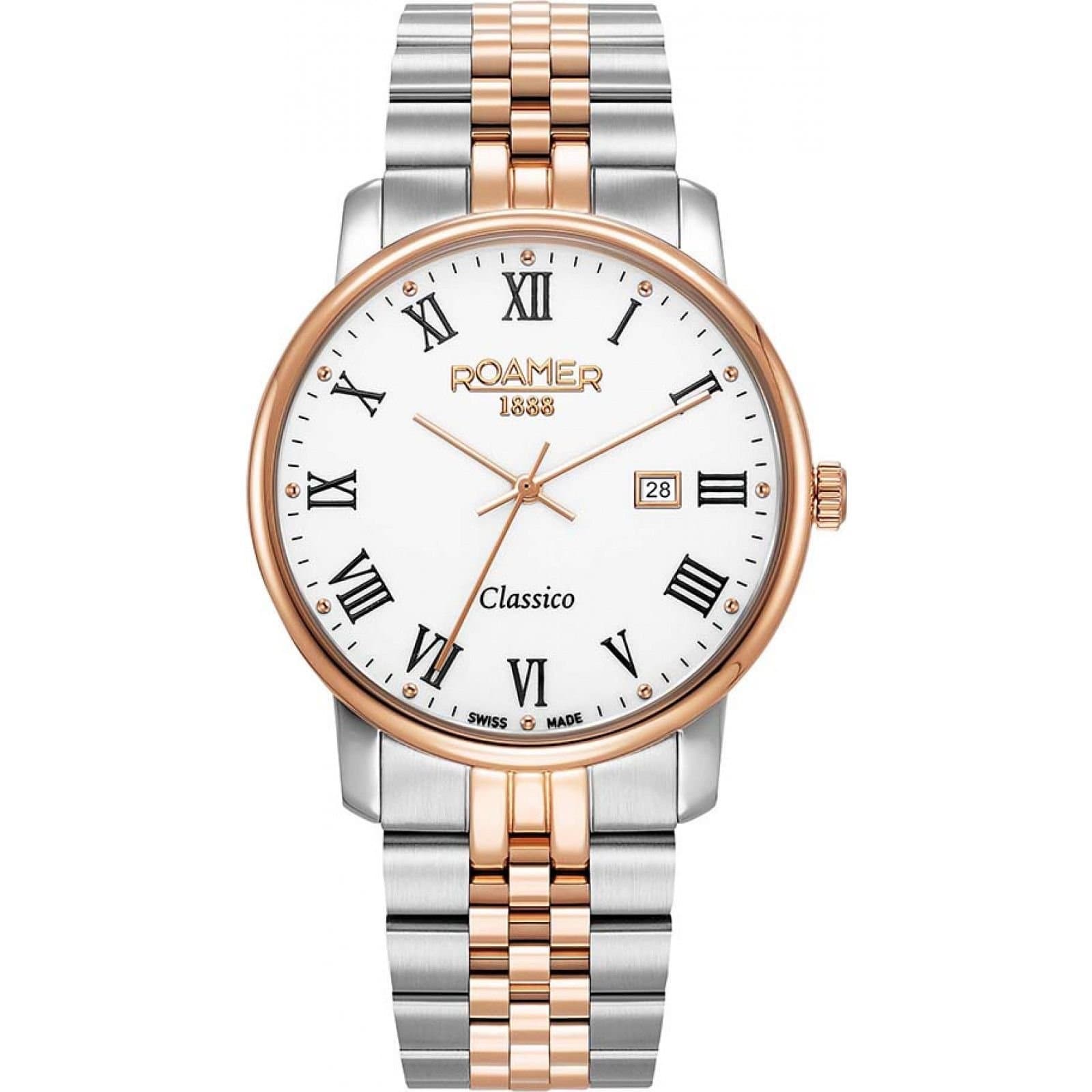 Roamer Roamer Men's 971856-49-25-50 Classico 40mm Quartz Watch