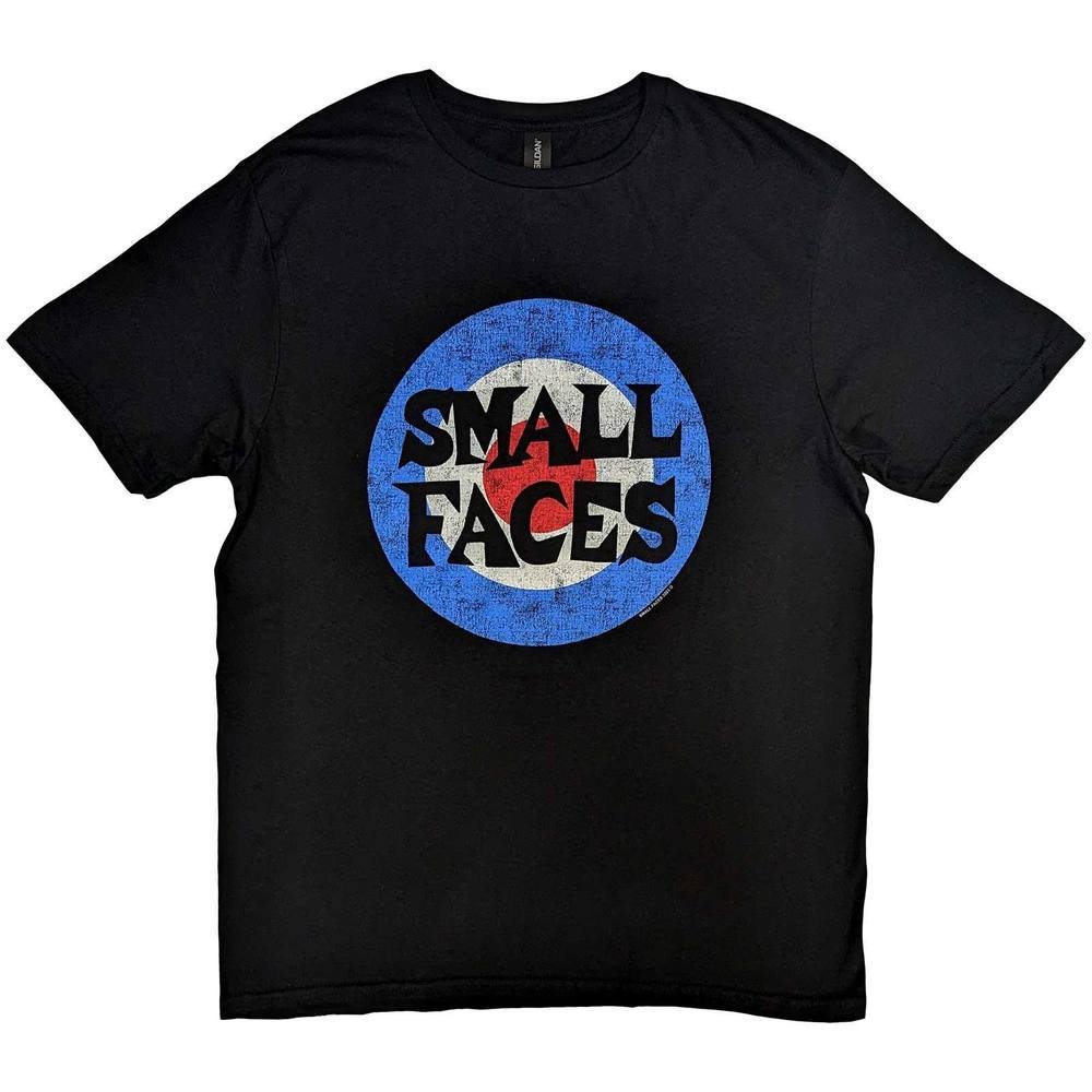 Small Faces Small Faces Men's Mod Target Cotton T-Shirt in Black - 3