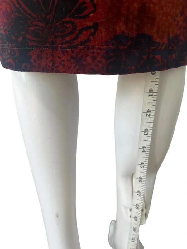 Adini Adini Velvet Dress Size L1 Womens 18 NEW Plum Mix Imani Cotton EU46 RRP £96 - 1