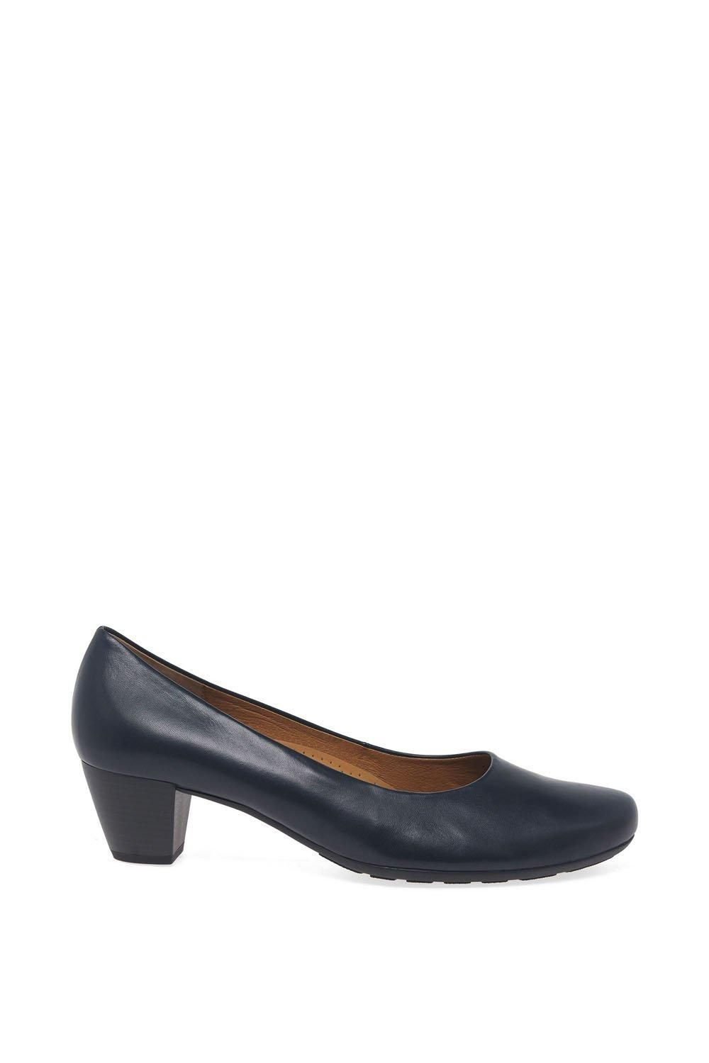 Gabor Gabor Women's 'Brambling' Wide Fit Court Shoes in Navy - 4