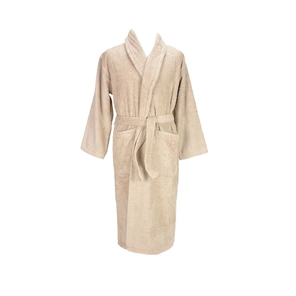 ARTG ARTG Men's Shawl Collar Robe in Light Sand