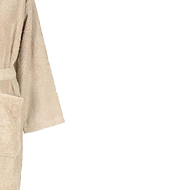 ARTG ARTG Men's Shawl Collar Robe in Light Sand - 2